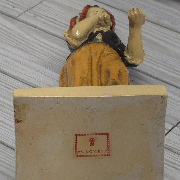 Vintage 20th Century Borghese Chalkware/Plaster Statuette - Picture 11 of 12